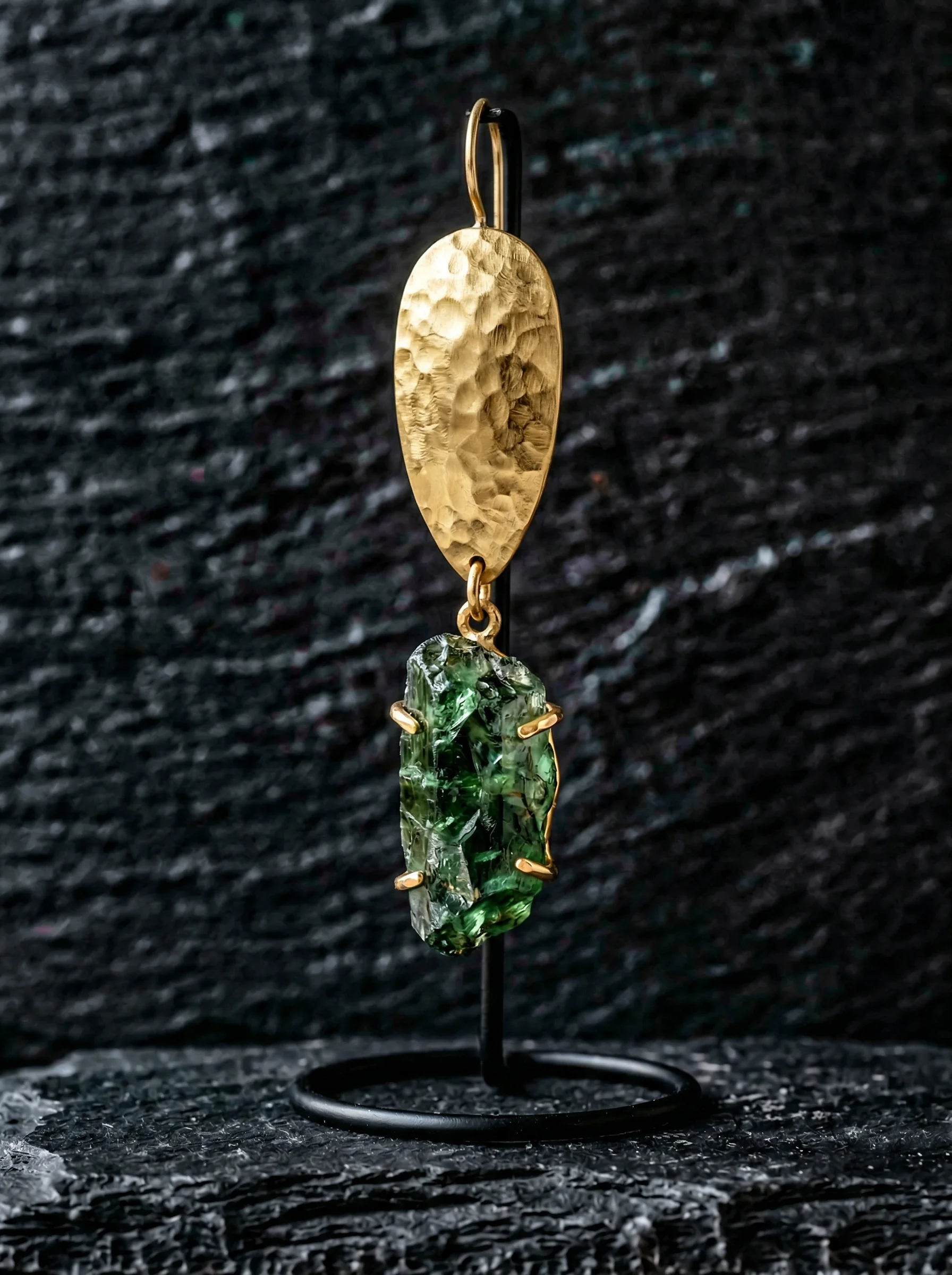 Boucles d'oreilles haute joaillerie en IA